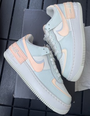 Nike Air Force 1 Shadow White Barely Green Crimson Tint Neu In OVP 36,5