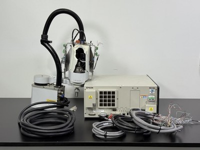 Seiko Epson LS3-401S 4-Axis SCARA Robot w/ RC90 Controller 200 240VAC