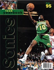 1994-95 Seattle SuperSonics Yearbook, Shawn Kemp, Gary Payton - NEW