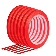 6 Rolls 1/4 Inch Whiteboard Tape 6mm Pinstripe Dry Erase Lines 216 FT