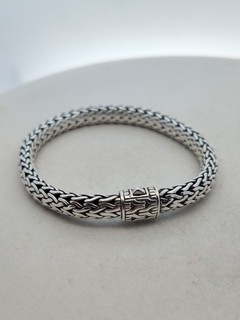 Bracciale John Hardy Argento Sterling Classico Icona Tessuto