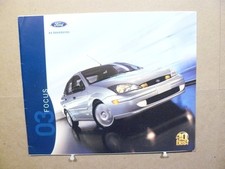 2003 Ford Focus Zx3 Zx5 Wagon 22-page Sales Brochure 2003 Ford Focus Zx3 Zx5 Wagon 22-page Sales Brochure