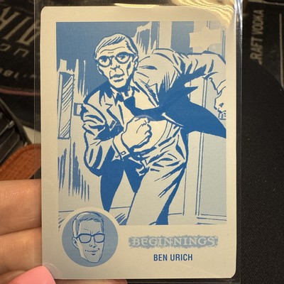 2023 Marvel Beginnings Flipped FX Cyan Printing Plate Ben Urich 1/1