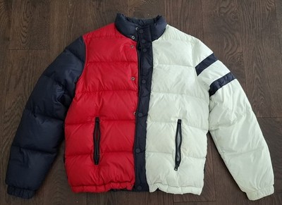 Tommy Hilfiger Puffer Jacket   Red/White/Navy