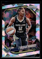 Tyasha Harris 2025 Panini Prizm WNBA Ice Prizm Card #130
