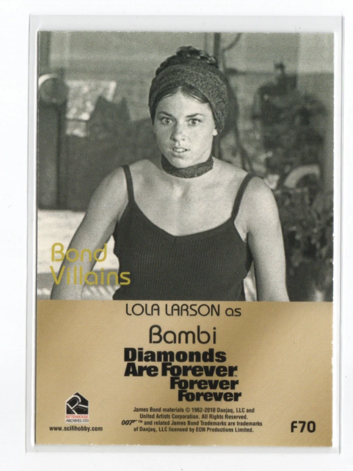 James Bond Heroes & Villains Expansion Bond Villains F70 Lola Larson as Bambi - Image 2 of 4