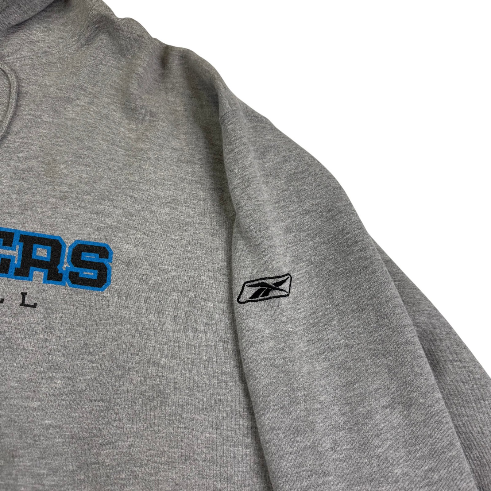 Reebok Panthers Hoodie Mens XXXL Y2K NFL American Football Sweatshirt Grey image 7