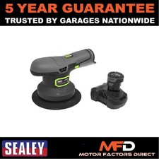 Image of Sealey SV10.8 Series 150mm Cordless Dual Action Sander/Polisher Kit 10.8V 2Ah
