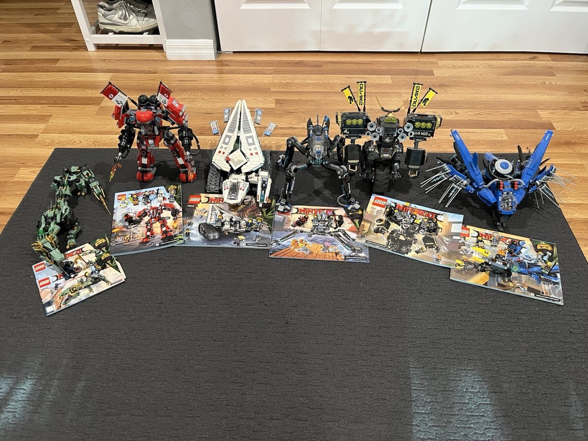 LEGO NINJAGO Movie Mech Lot w Minifigs: 70612, 70615, 70632, 70611