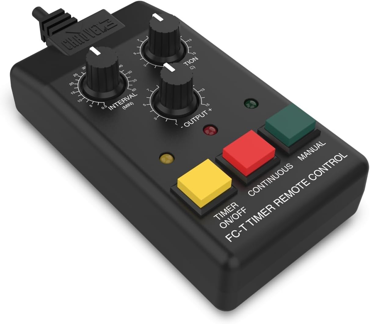 Professional Fog Machine Timer Remote Control - Intuitive Interface in Black