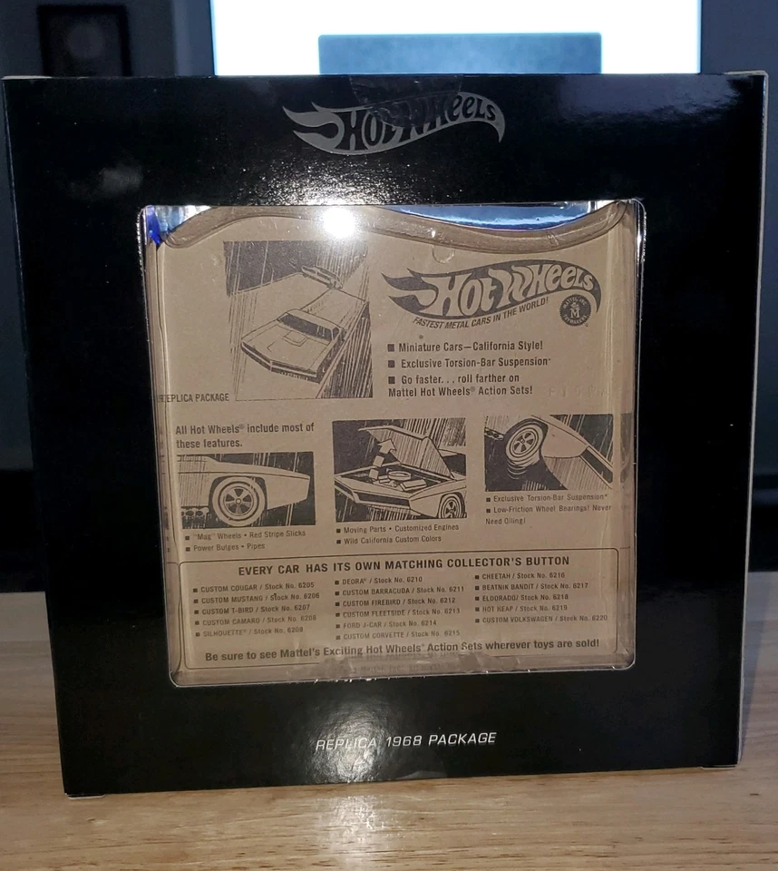 Hot Wheels Redline Original 16 RLC Limited Edition Custom Mustang Low #0447/3000 - Image 4 of 4