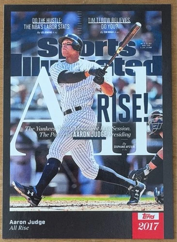 ungraded Aaron Judge #18 2021 Topps X Sports Illustrated baseball card
