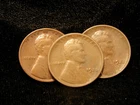 Lot of 3x 1922-D Lincoln Wheat Cents