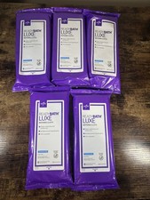 MEDLINE Ready Bath Luxe Antibacterial Bathing Cloth Wipes 5 Pk Expires Feb 2027