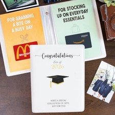 2026 Graduation Gifts - Photo Album with 24 8.7' x 6.7', White 