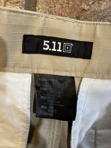 Mens 5.11 511 TDU Ripstop Tactical Pants M Medium 31” Inseam 162 Khaki 74003 - Picture 3 of 13