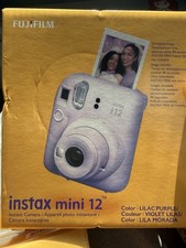 Fujifilm Instax Mini 12 Instant Camera - Purple - BRAND NEW IN SEALED BOX
