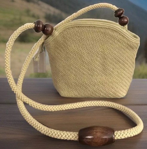The Vecchi By Hamilton Italy Hodge Canteen Woven Shoulder Bag