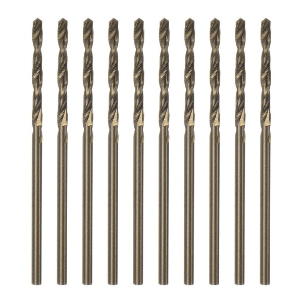 10Stk Cobalt Jobber Bohrer 1,7Mm M35 High-Speed-Stahl HSS Spiralbohrer Werkzeug-image