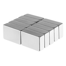 3/4 x 1/2 x 1/4 Inch Neodymium Rare Earth Block Magnets N42 10 Pack