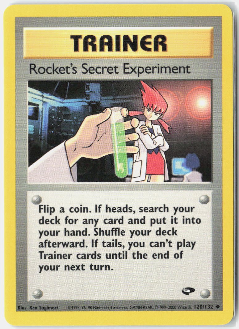 Rocket's Secret Experiment - #120/132 Gym Challenge Unlimited NM