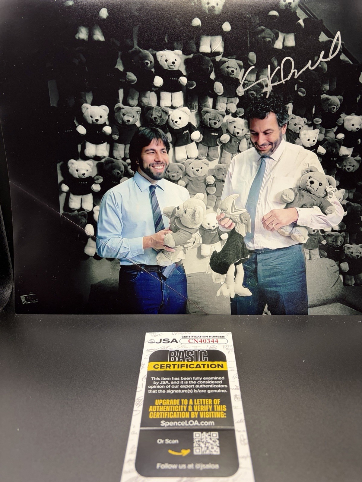 Nolan Bushnell Signed 11x14 Photo JSA COA Autographed See Description