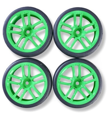 Carson Modelsport 1:10 Räderset ''10 Speichen'' in grün  4 St. 500900194