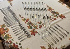 Holmes And Edwards Silverplate 53 Piece Flatware Set 