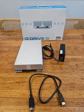 500 GB G-Tech G-Drive External Hard Drive FW800 / FW400 /USB 2.0 / eSATA