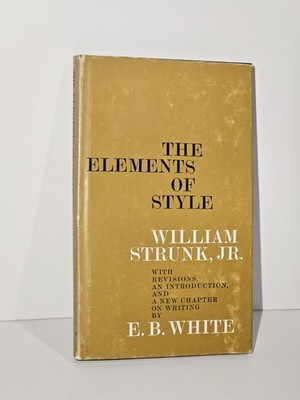 The Elements of Style | Strunk & White | 1959 | HC | Macmillan