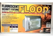 Lights Of America Fluorescent  Flood Light Security Fixture 9265   (white)