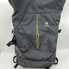 Deuter Roll top Triple All Black Hiking Day Pack XV 3 SL Backpack Lightweight