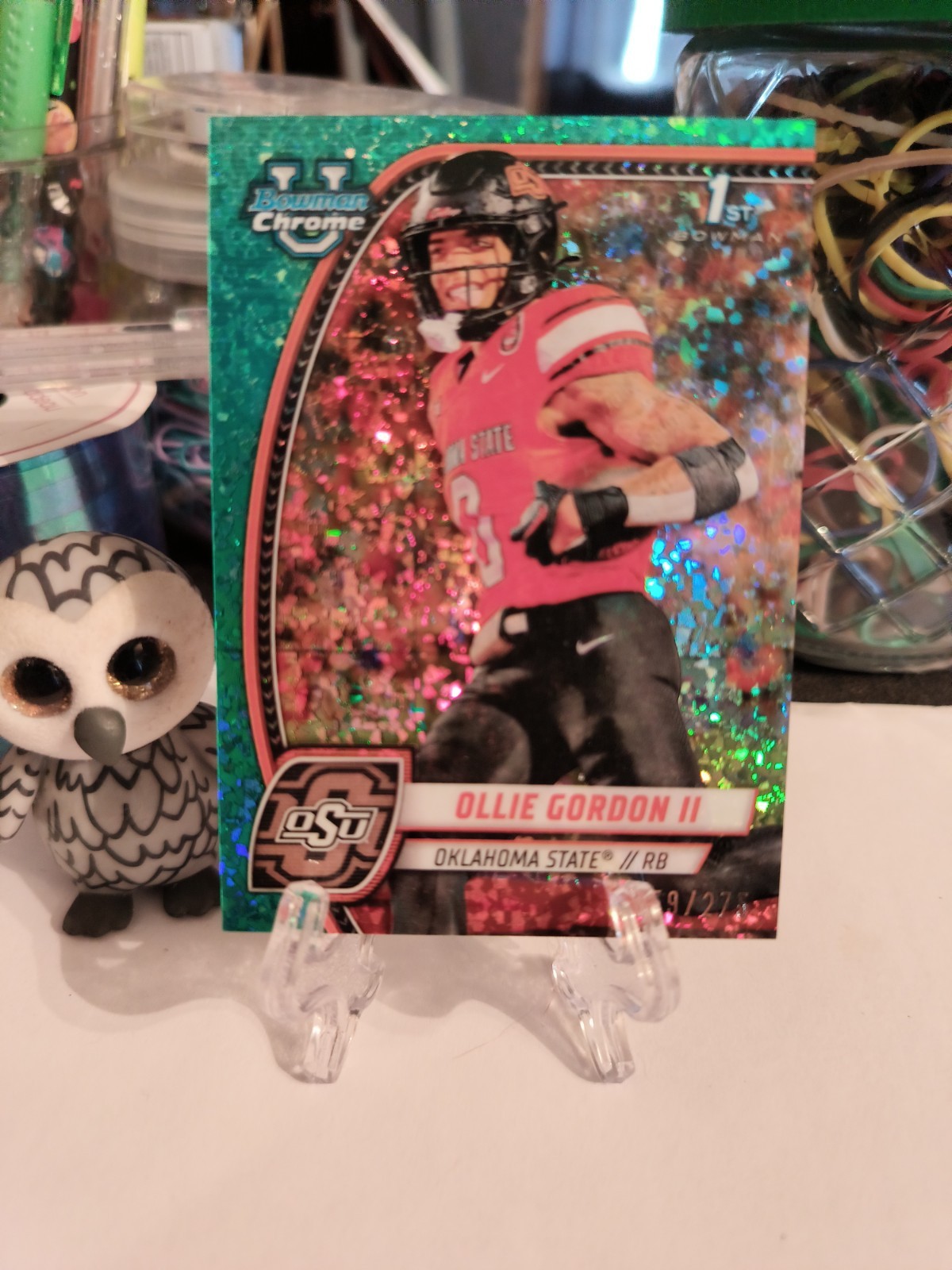 2024 Bowman U Chrome - Ollie Gordon II #197 Aqua Mini-Diamond Refractor/275