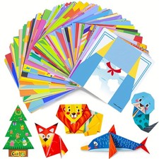 Origami Paper Set, including origami project books and arts and crafts set