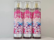 Bath Body Works Bubble Gum Pop Fine Fragrance Mist Body Spray Set Of 3 8 oz ea