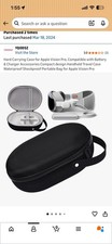 Carrying Case for Apple Vision Pro, Compatible with Battery Charger Travel Case