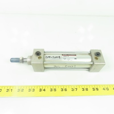 SMC C95S32-80 Double Acting Pneumatic Cylinder 145PSI 30mm Bore 80mm Bore