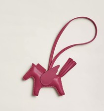 Hermes Rodeo Framboise Bag Charm Pegasus PM - BNIB