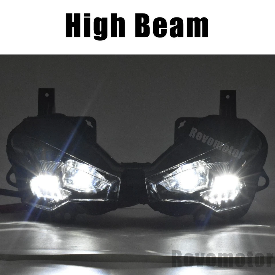 LED Headlight For KAWASAKI NINJA500/Ninja500 SE ABS EX500 2024 2025 Motorcycle - Image 2 of 4