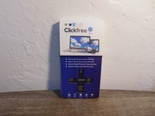 Clickfree Pro Plus USB Photo Video Backup Storage Expansion Device Deep Purple
