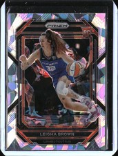 2023 Panini Prizm WNBA Cracked Ice RC #146 Leigha Brown Connecticut Sun