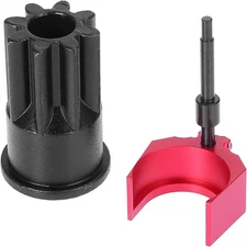 9U-7227 Injector Height Tool & 9S-9082 Engine Barring Socket For CAT 3406E C15