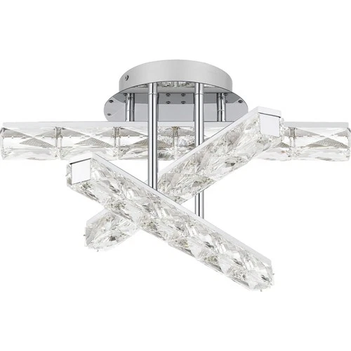 Quoizel PCCME1718 Comet 18"W LED Semi-flush Ceiling Fixture - Chrome - Picture 7 of 8