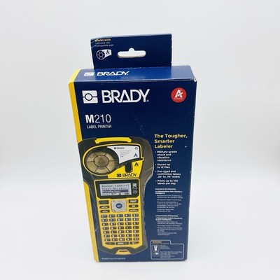 Brady M210 Series Handheld Label Maker Printer Yellow/Black MPN M210