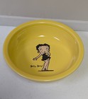 Vintage BETTY BOOP Fiesta Fiestaware Cereal Bowl 7 Inch Yellow Sunflower 