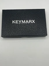 Keymarx Wallet Minimalist Wallet Sleek Black With Red Specs