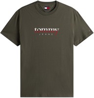 Tommy Jeans Herren TJM Reg DNA Tee EXT Dm0Dm21978 S/S T-Shirt, Green (Pewter