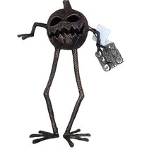 CHRISTIAN SIRIANO Bronze Jack O Lantern Pumpkin Monster 17.5” Halloween