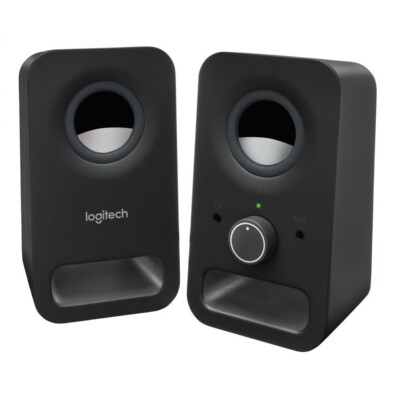 Logitech PC Lautsprecher Boxen Z150 Stationäre 3.5 mm Klinke Stereo Speaker HiFi