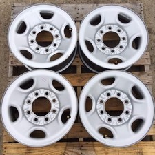 Chevygmc Truck - Van 16 8 Lug On 6.5 Gray Steel Wheels Rims Oem 09595396